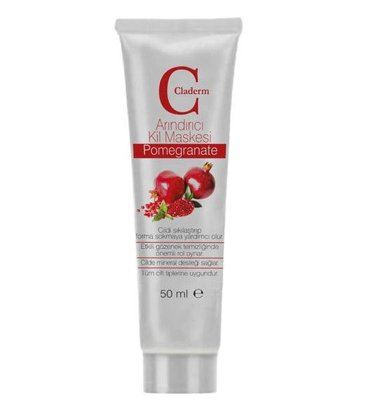 Claderm 50 ml Kil Maskesi – Pomegranate