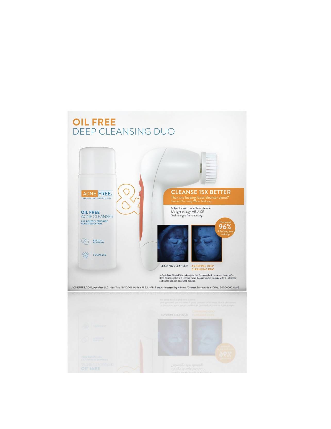 AcneFree Advanced Deep Cleansing Duo (2 pc kit) Minoustore