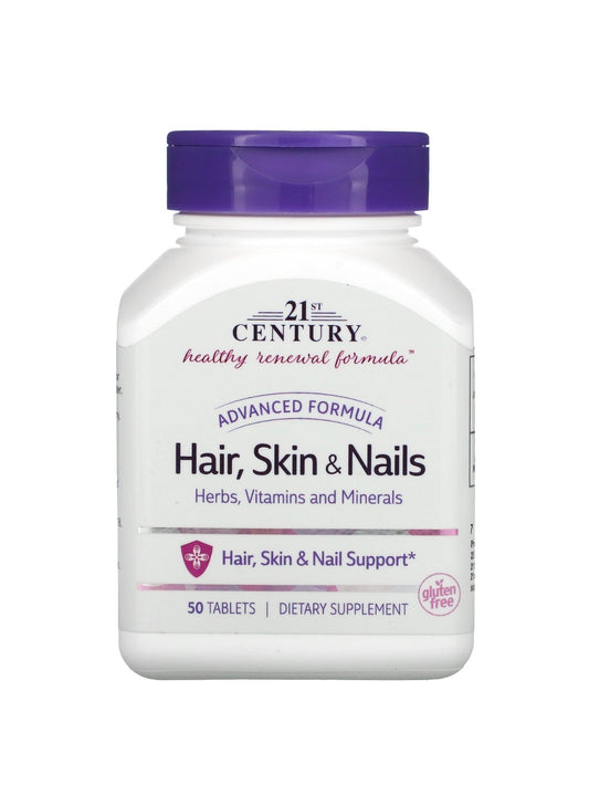 Advanced Formula Hair, Skin & Nails, 50 Tablets Minoustore