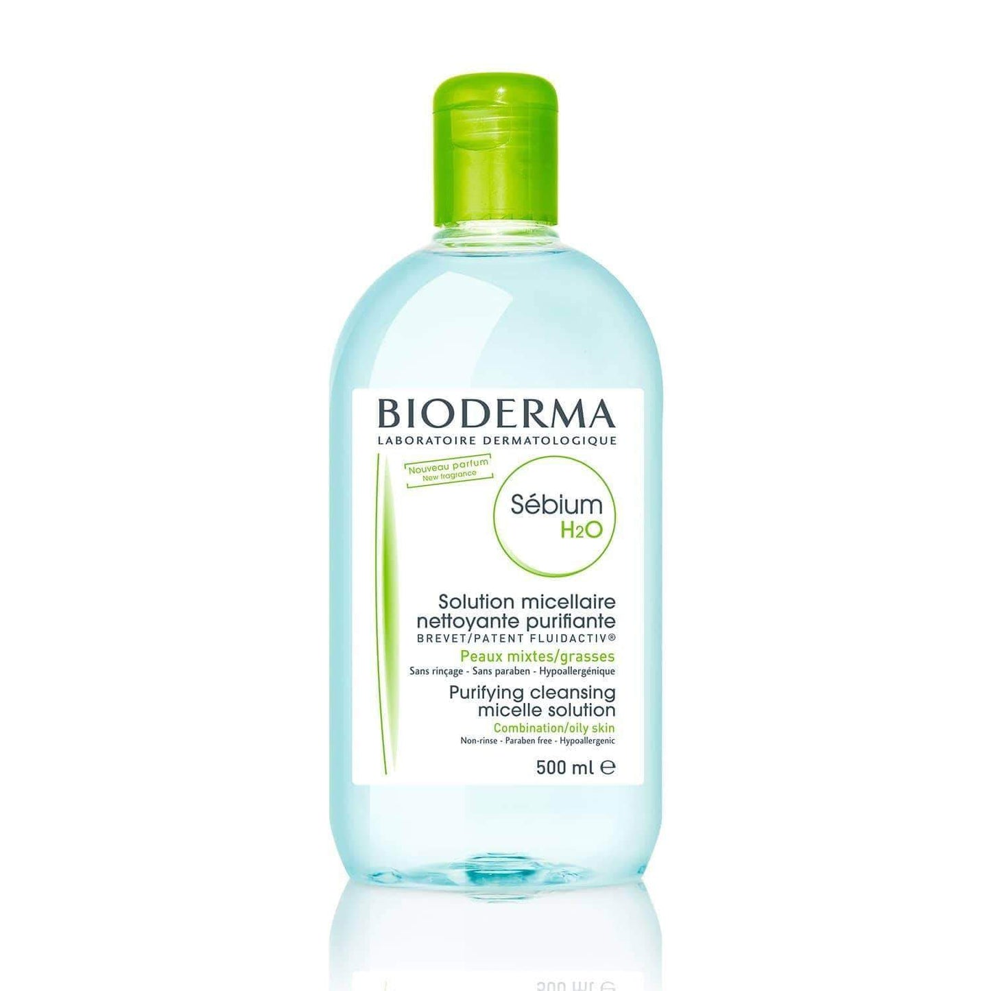 BIODERMA SEBIUM H2O SOLUTION MICELLAIRE 500ML Minoustore