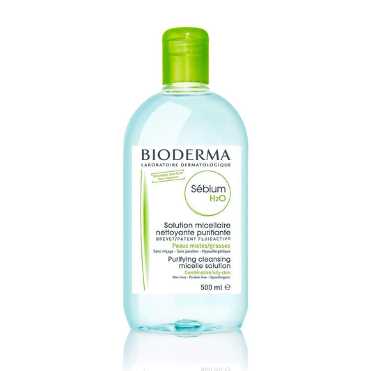 BIODERMA SEBIUM H2O SOLUTION MICELLAIRE 500ML Minoustore