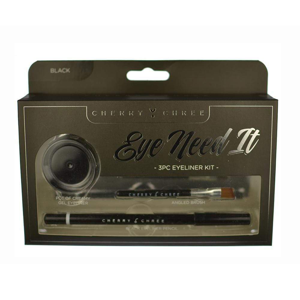 CHERRY CHREE CREAMY GEL BLACK EYELINER KIT Minoustore