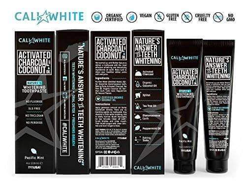 Cali White TEETH WHITENING TOOTHPASTE, MADE IN USA Minoustore