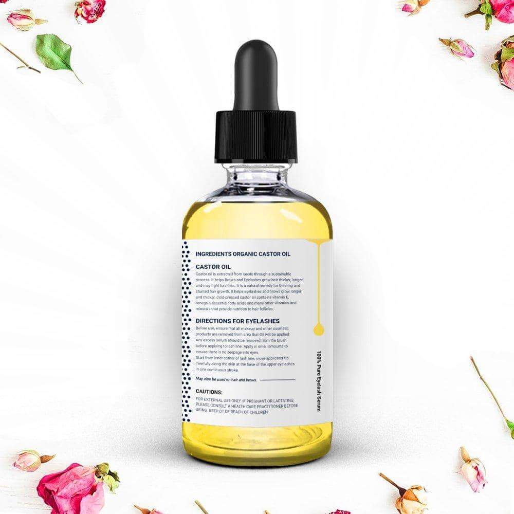 Castor Oil 100% Pure USDA Organic Set of 10 Brushes Minoustore