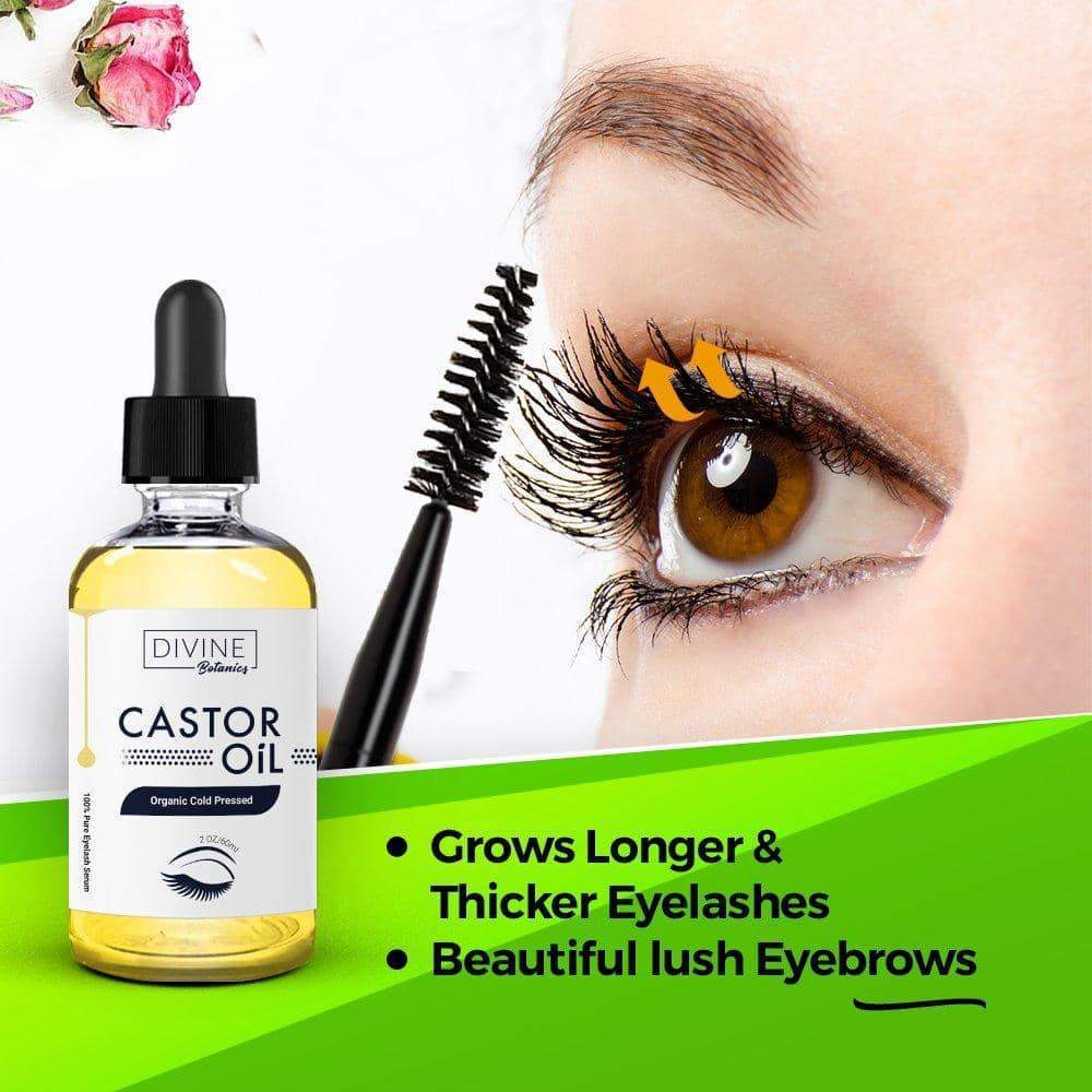Castor Oil 100% Pure USDA Organic Set of 10 Brushes Minoustore