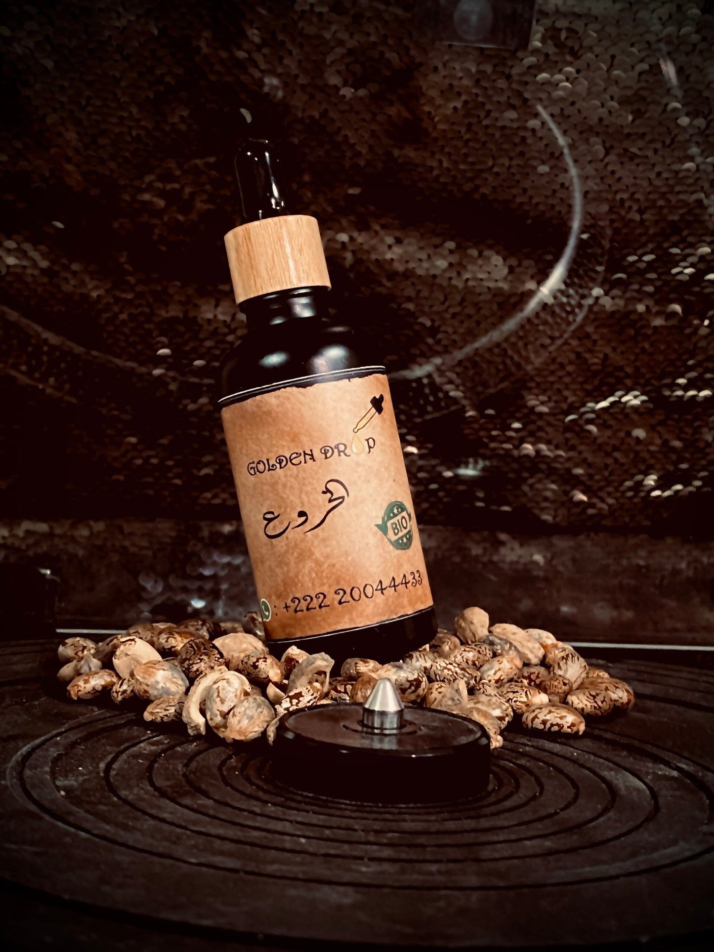 Castor oil 30 ml golden drop Minoustore