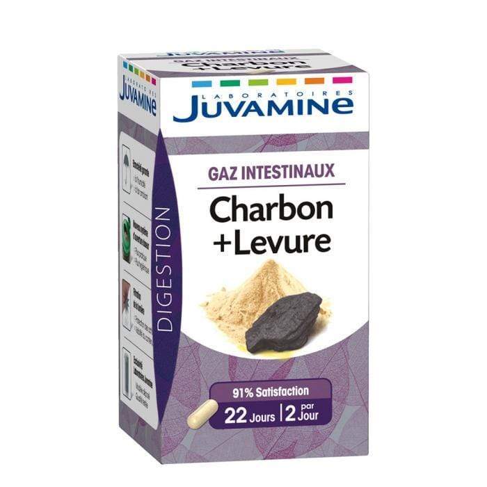 Charbon + Levure 45 Gelules Juvamine Minoustore