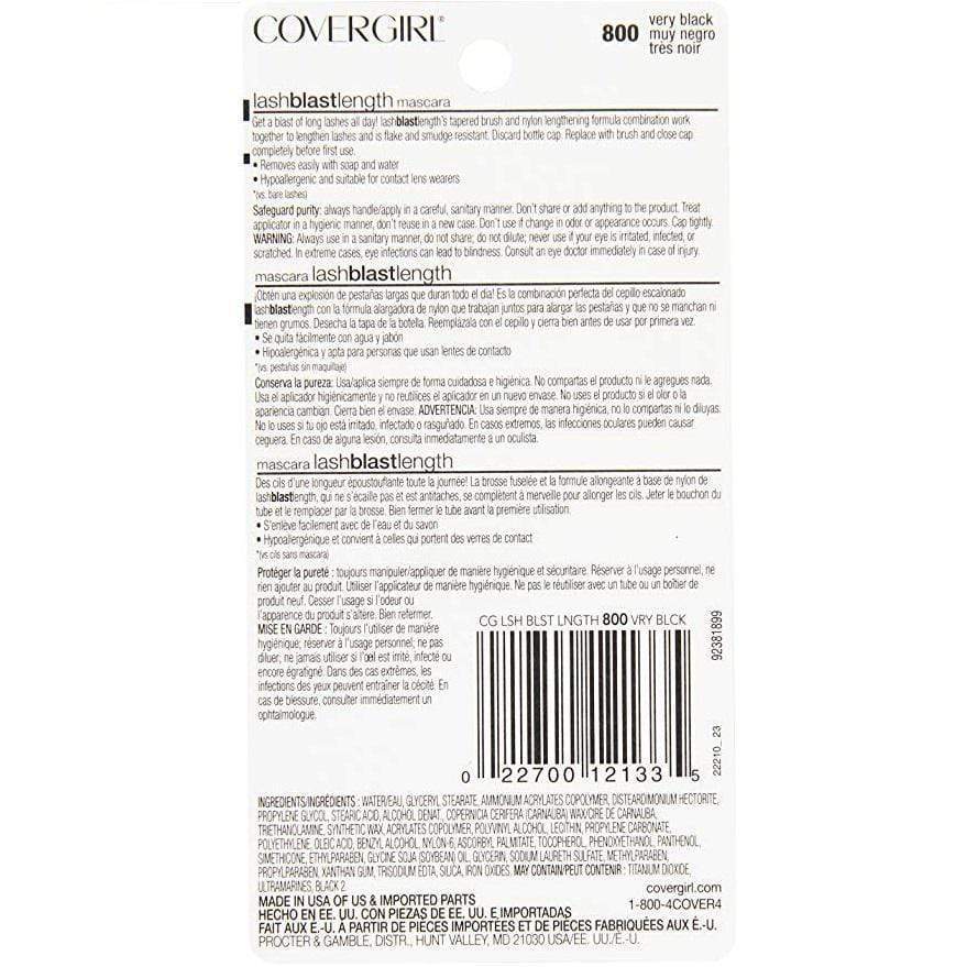 Cover Girl Lash blast length Mascara (800 Very Black) Minoustore