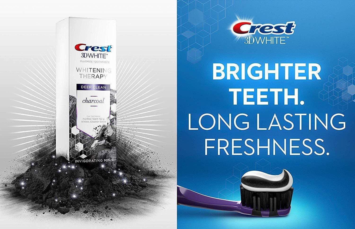 Crest Toothpaste Whitening Therapy Charcoal Minoustore
