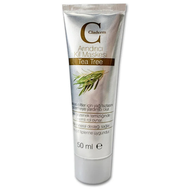 Claderm Arindirici Kil Maskesi Tea
Tree 50 ml