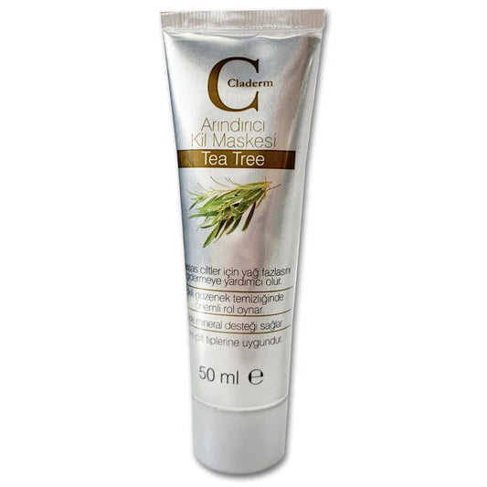 Claderm Arindirici Kil Maskesi Tea
Tree 50 ml