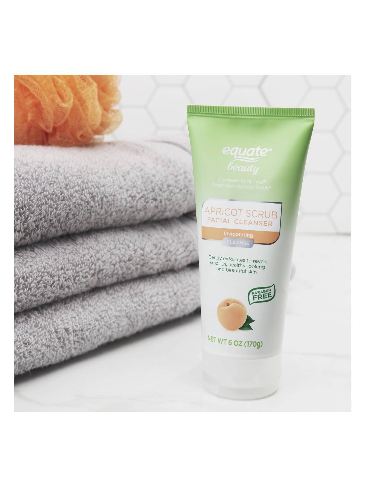 Equate Beauty Refreshing Apricot Scrub, 6 Oz Minoustore