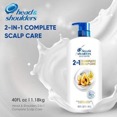 Head & Shoulders 2-in-1 Complete Scalp Care, 40 fl oz Minoustore