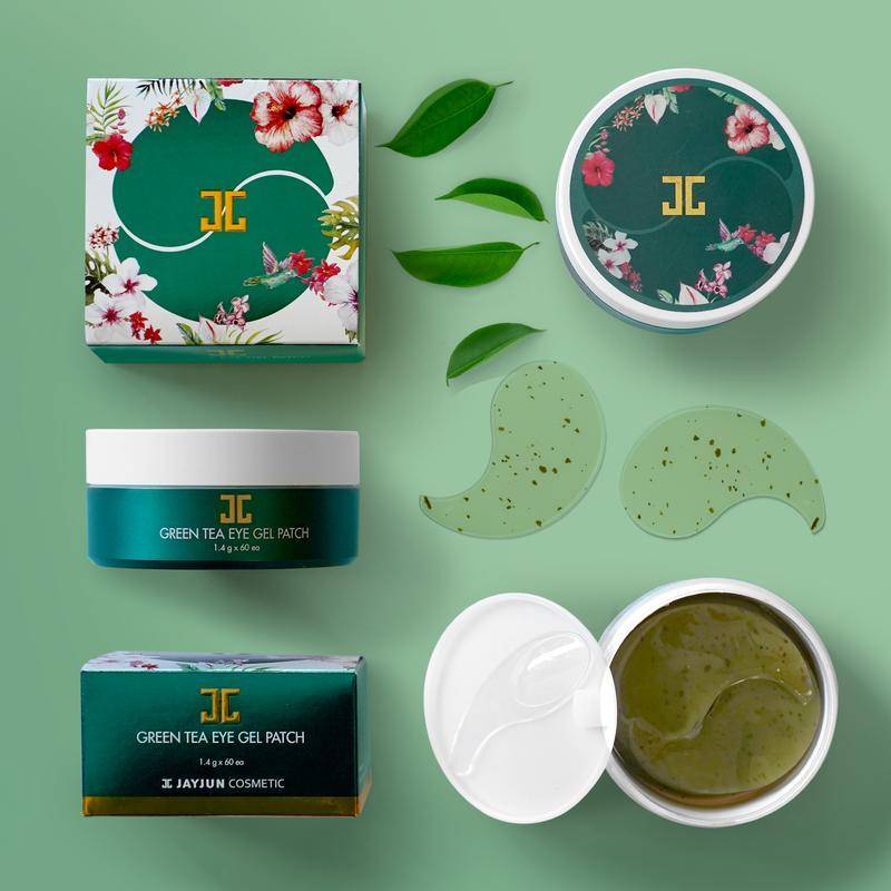 JAYJUN Green Tea Eye Gel Patch, Dark Circle 60 pcs Minoustore