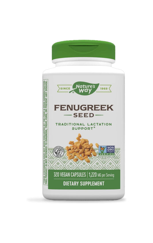 Nature's Way Fenugreek Seed 320 Capsules Minoustore