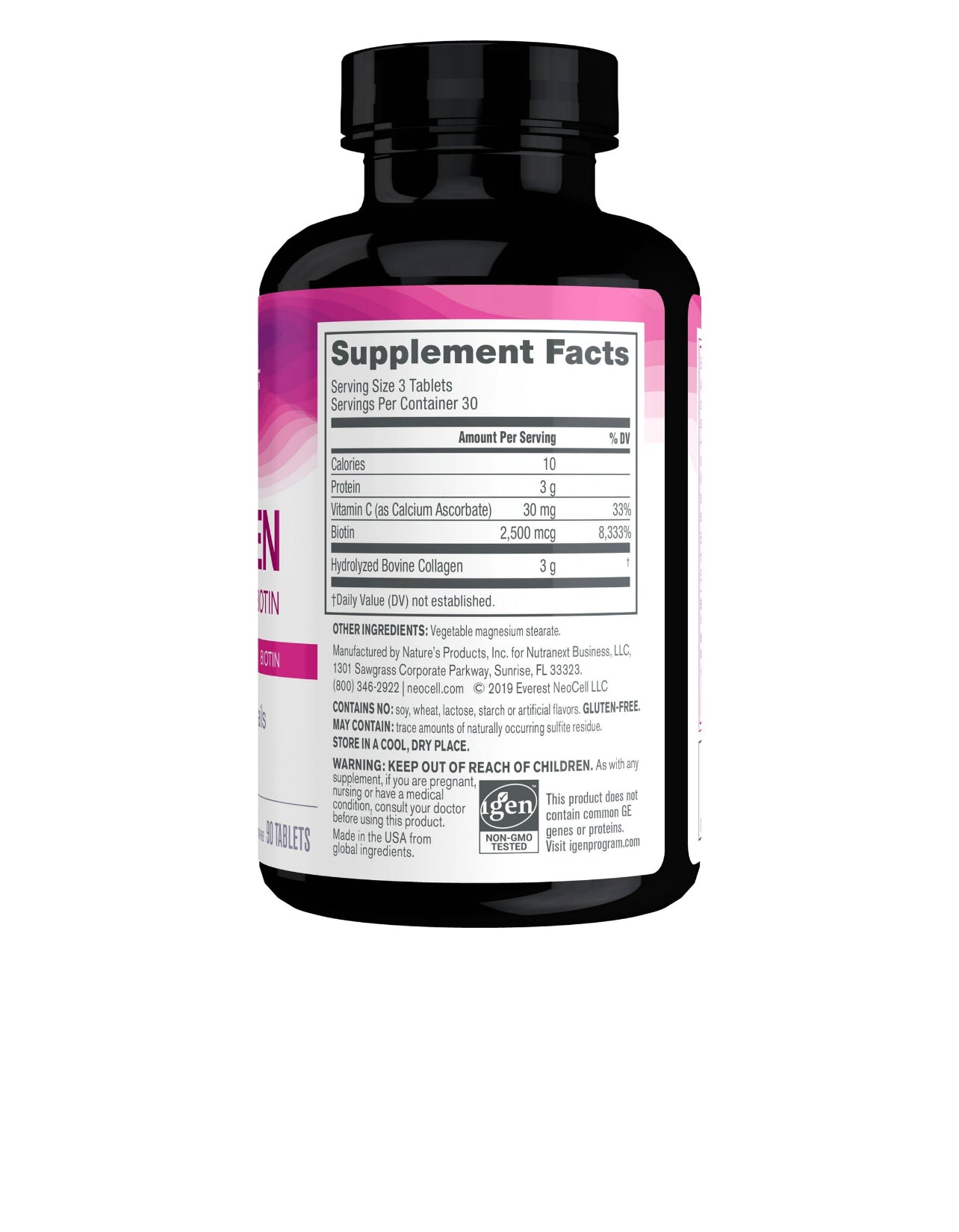 NeoCell Super Collagen + Vitamin C & Biotin Dietary Supplement Herbal Food; 90 tablets Minoustore