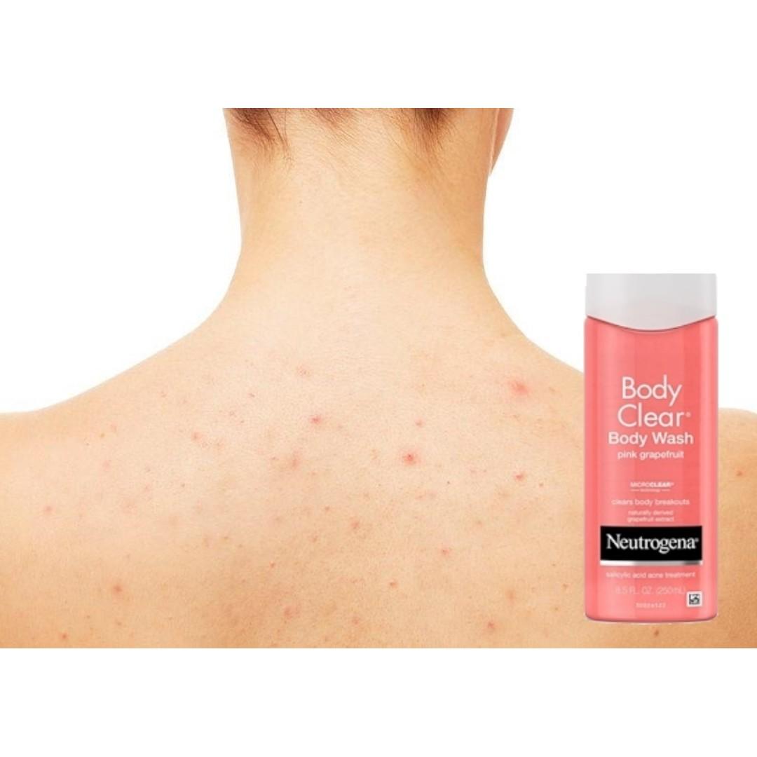 Neutrogena Body Clear Body Wash with Salicylic Acid Acne Treatment Minoustore