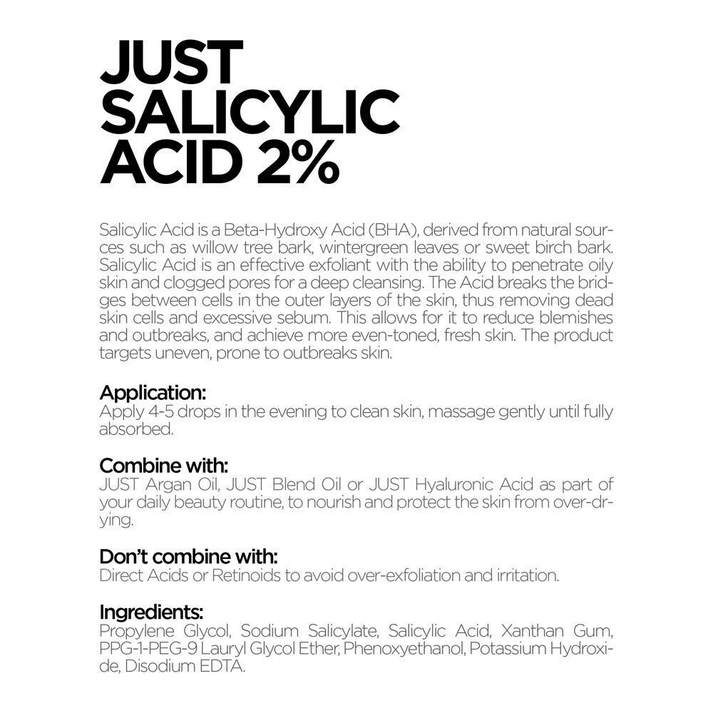 Revox Just Salicylic Acid 2% Peeling Solution 30ml Minoustore