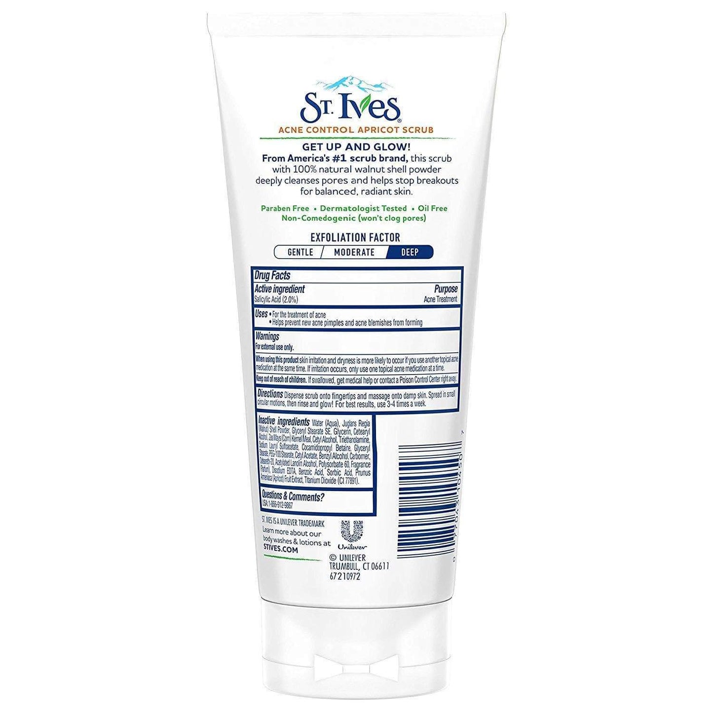 St. Ives Acne Control Apricot Face Scrub Minoustore