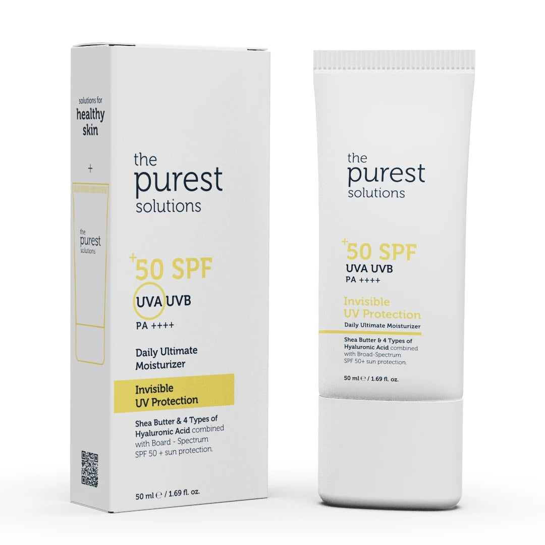 The Purest Solutions Daily Ultimate Moisturizer 50+ SPF - Invisible UV Protection Minoustore