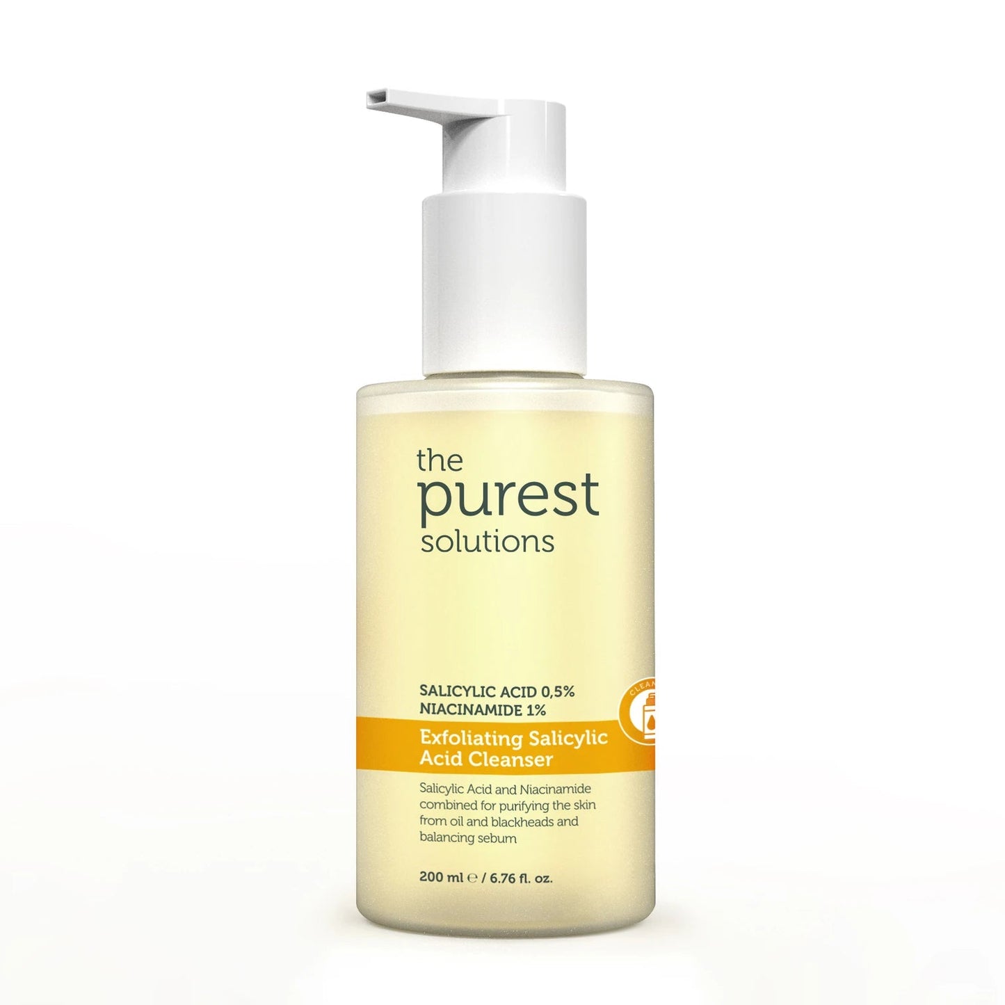 The purest solutions Exfoliating Salicylic Acid Cleanser 0,5 % Salicylic Acid, 1% Niacinamide Minoustore