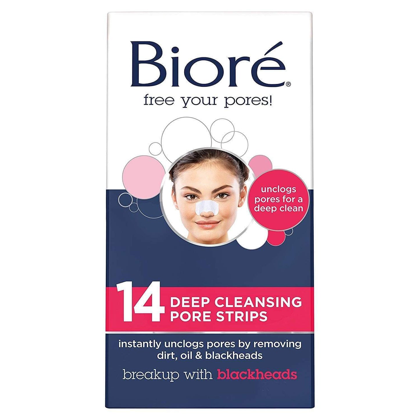 Bioré Deep Cleansing Pore Strips 14 + Mini Bioré