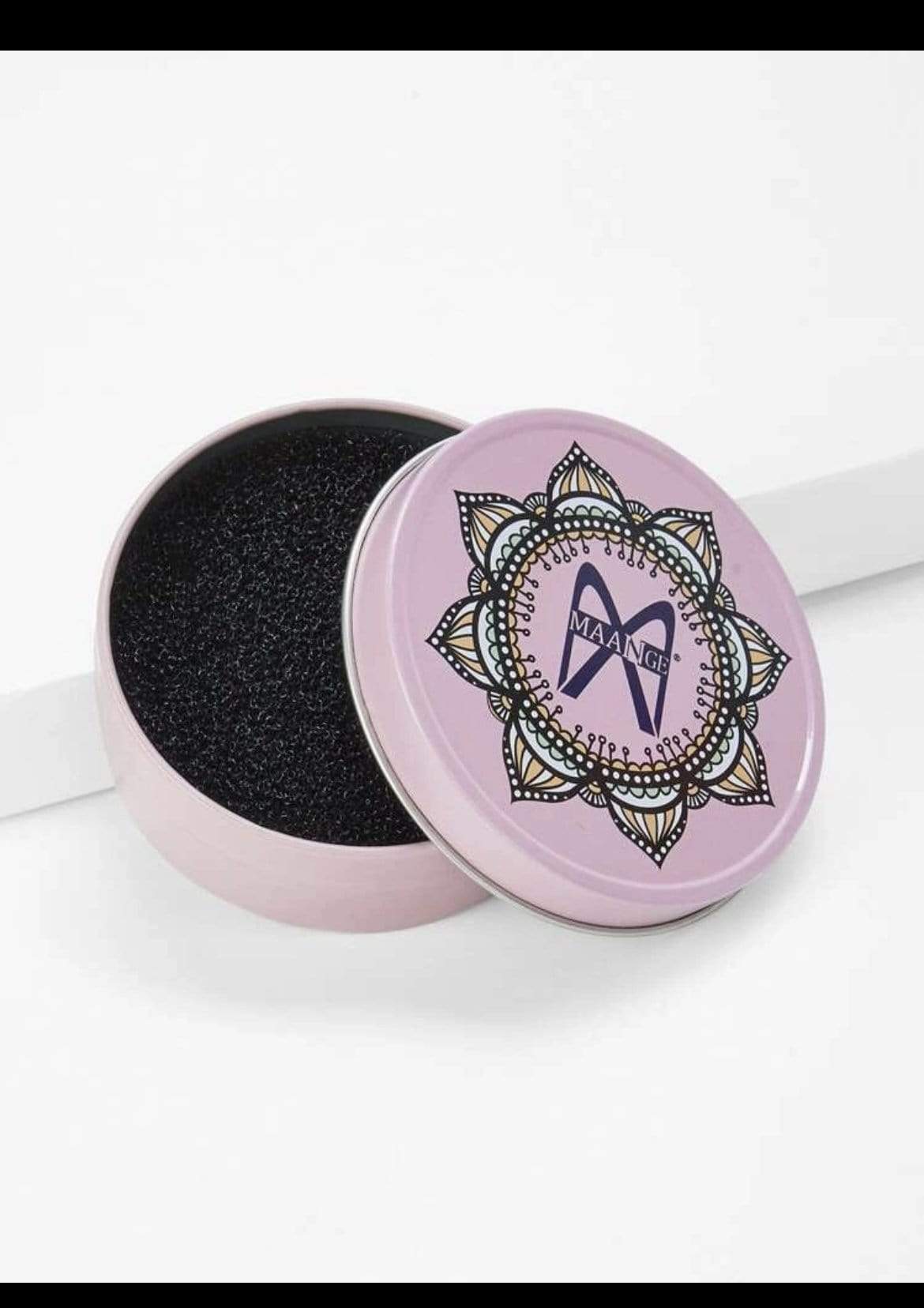 Boîte de nettoyage pour pinceaux de maquillage