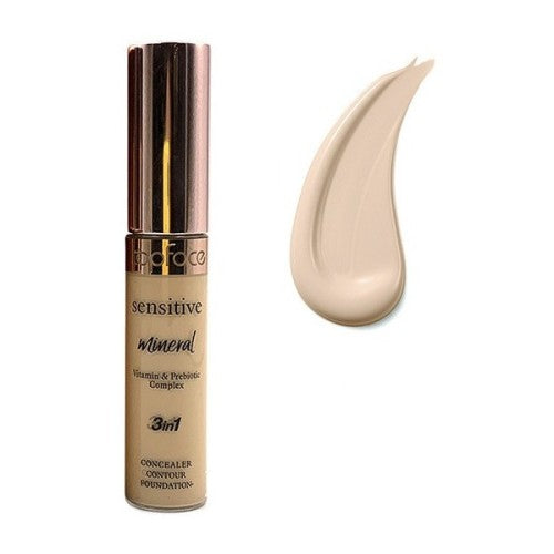 TOPFACE SENSITIVE MINERAL 3 EN 1 CONCEALER CONTOUR FOUNDATION