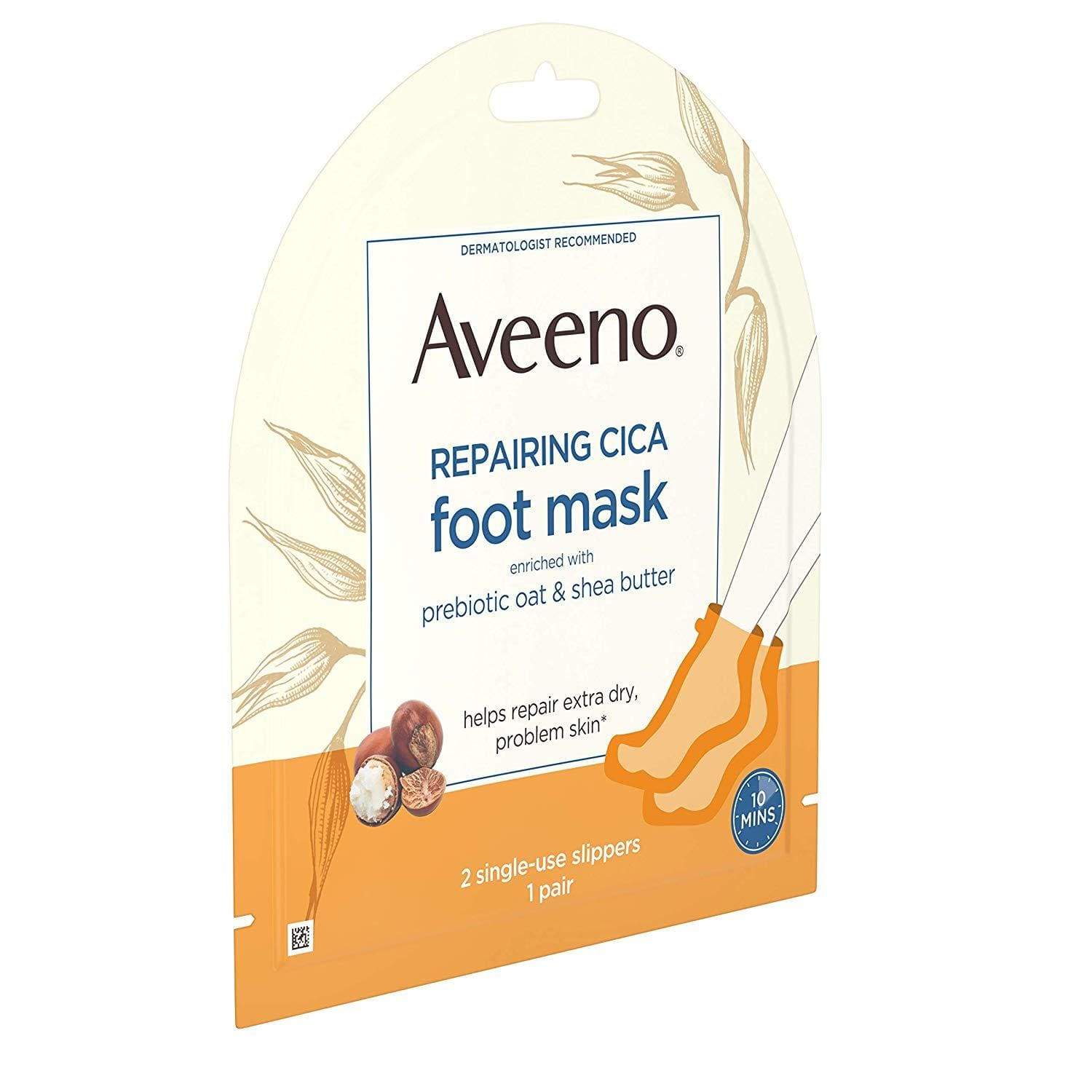 Aveeno Repairing CICA Foot Mask (Pack of 5) Minoustore