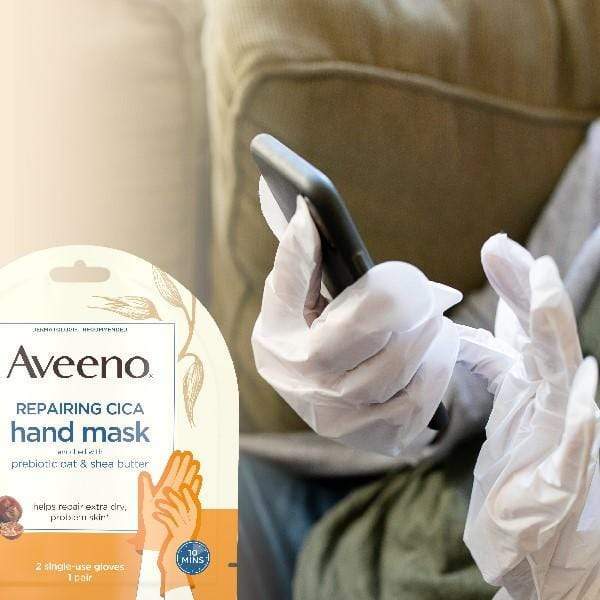 Aveeno Repairing CICA Hand Mask (Pack of 5) Minoustore