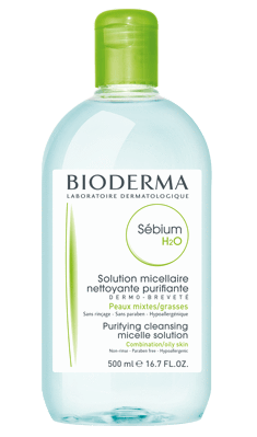 BIODERMA SEBIUM H2O SOLUTION MICELLAIRE 500ML Minoustore