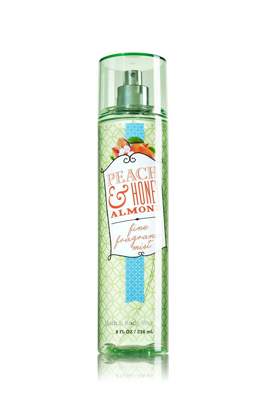 Bath & Body Works Peach & Honey Almond Fine Fragrance Mist Minoustore