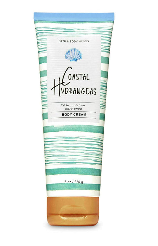 Bath and Body Works Coastal Hydrangeas 24 horas Ultra Shea Body Cream Minoustore