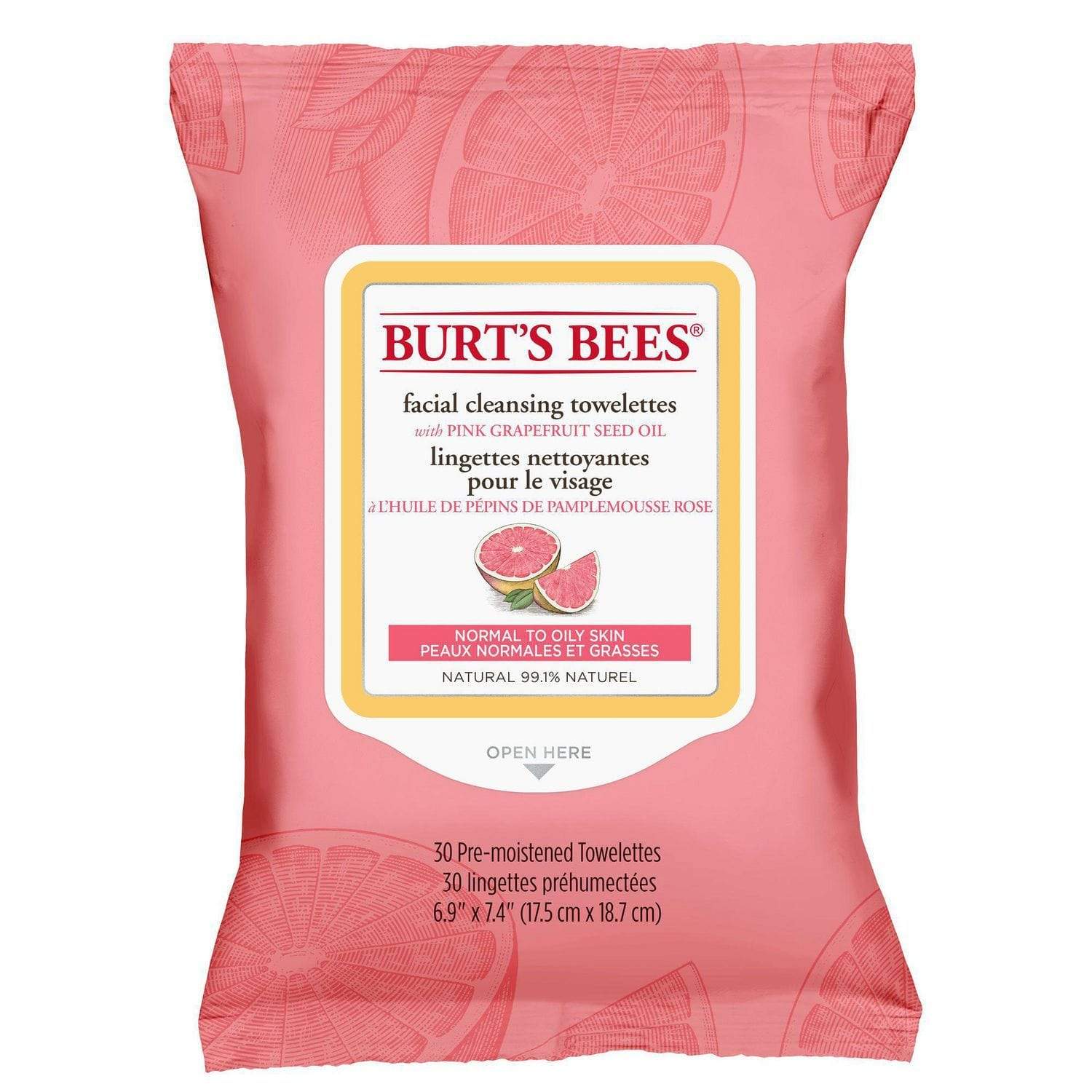 Burt's Bees Facial Cleansing Towelettes Minoustore