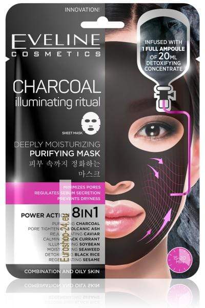 CHARCOAL DEEPLY MOISTURIZING FACE SHEET MASK Minoustore