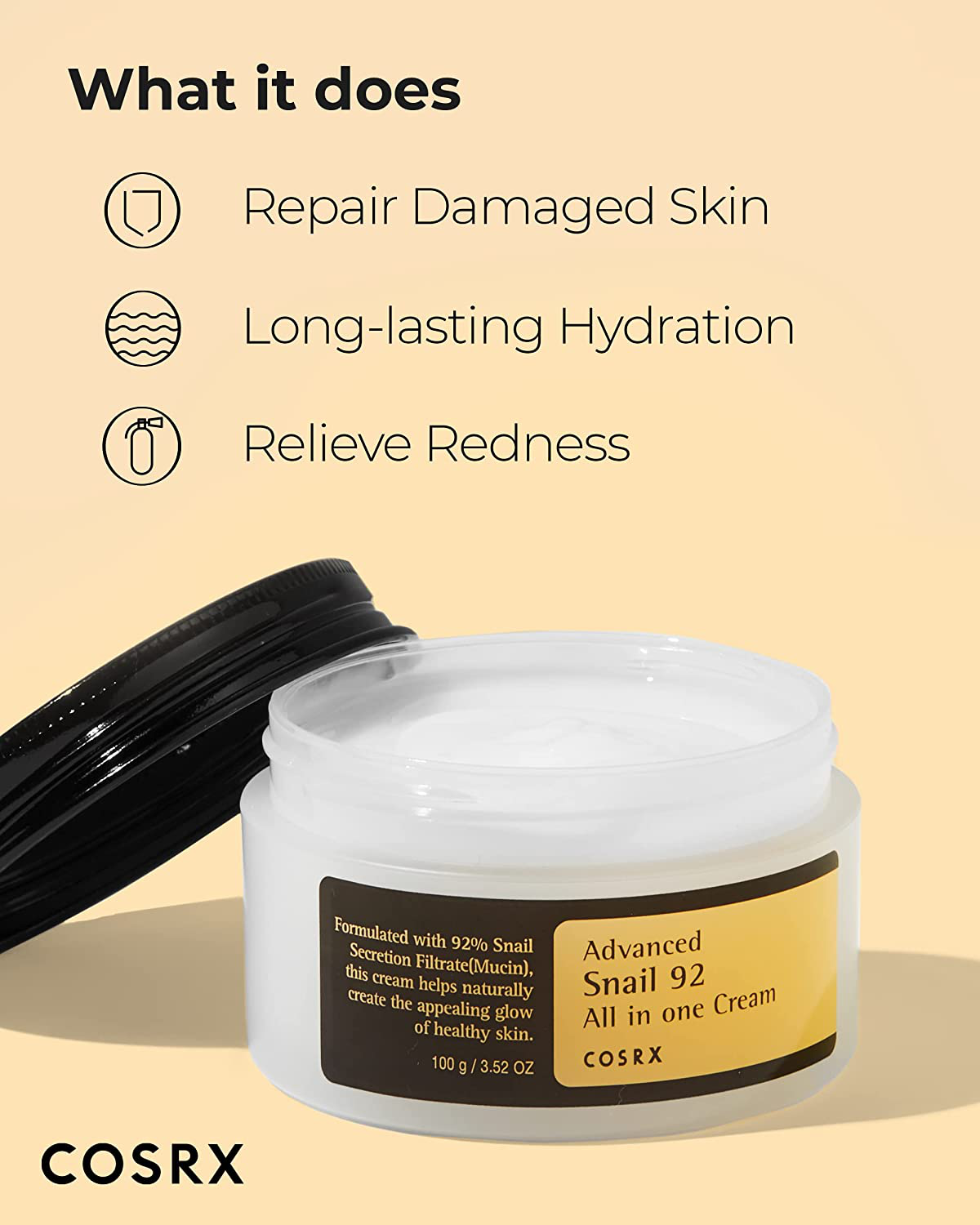 COSRX Advanced Snail 92 All in One Repair Cream Minoustore