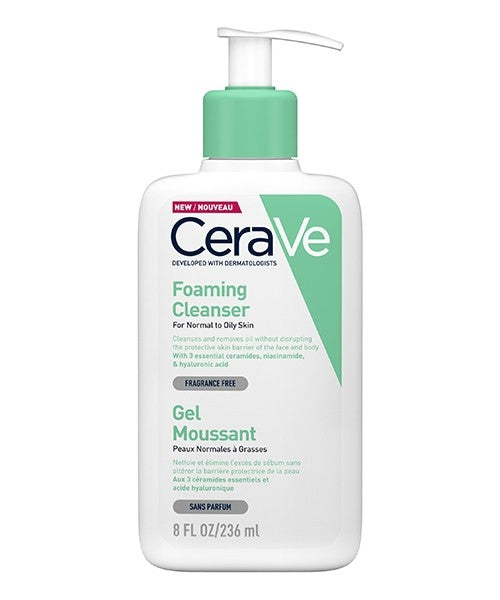 CeraVe foaming cleanser for normal to oily skin 236ml Minoustore