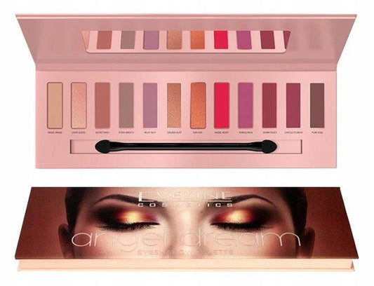 EVELINE ANGEL DREAM EYE SHADOW PALETTE 12SHADES MATTE & SHINY Minoustore