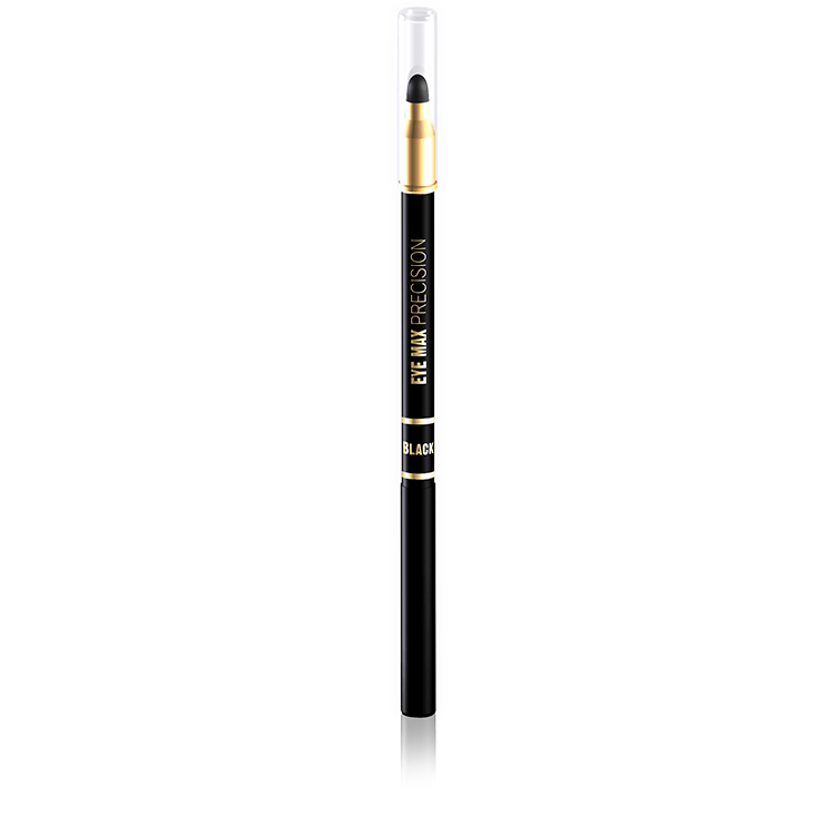 EYE MAX PRECISION-AUTOMATIC EYE PENCIL WITH SPONGE BLACK Minoustore