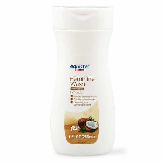 Equate Sensitive Skin Feminine Wash, Coconut Minoustore