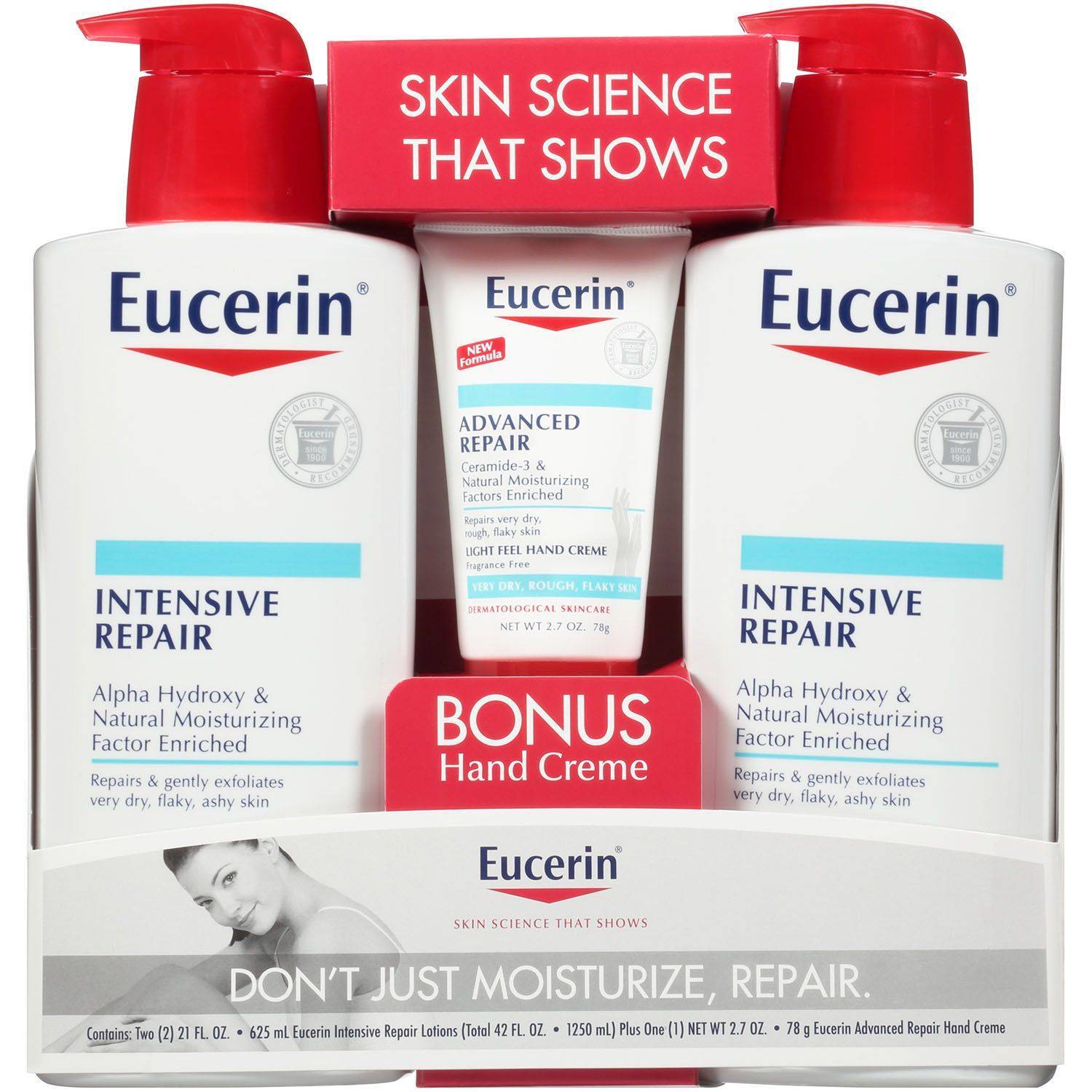 Eucerin Intensive Repair Body Lotion + Advanced Repair Hand Creme Minoustore