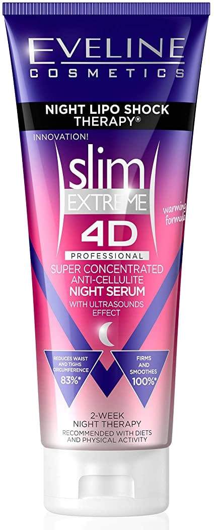 Eveline Cosmetics Slim Extreme 4D 250 ml Professional Super Concentrated Serum for Night Minoustore