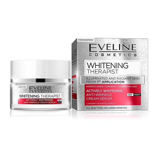 Eveline WHITENING THERAPIST DAY AND NIGHT CREAM – 50ML Minoustore