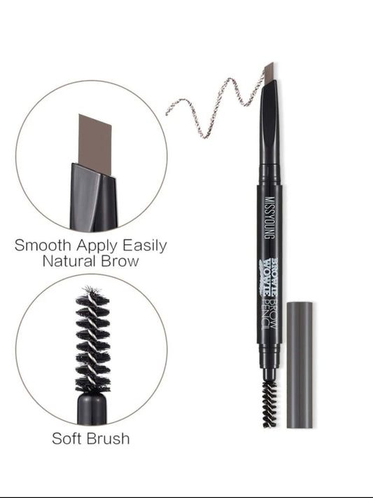 Eyebrow Pencil, Eyebrow Pencil Waterproof Eyebrow Definer Pen Sweat Proof Ultra-Fine. Minoustore