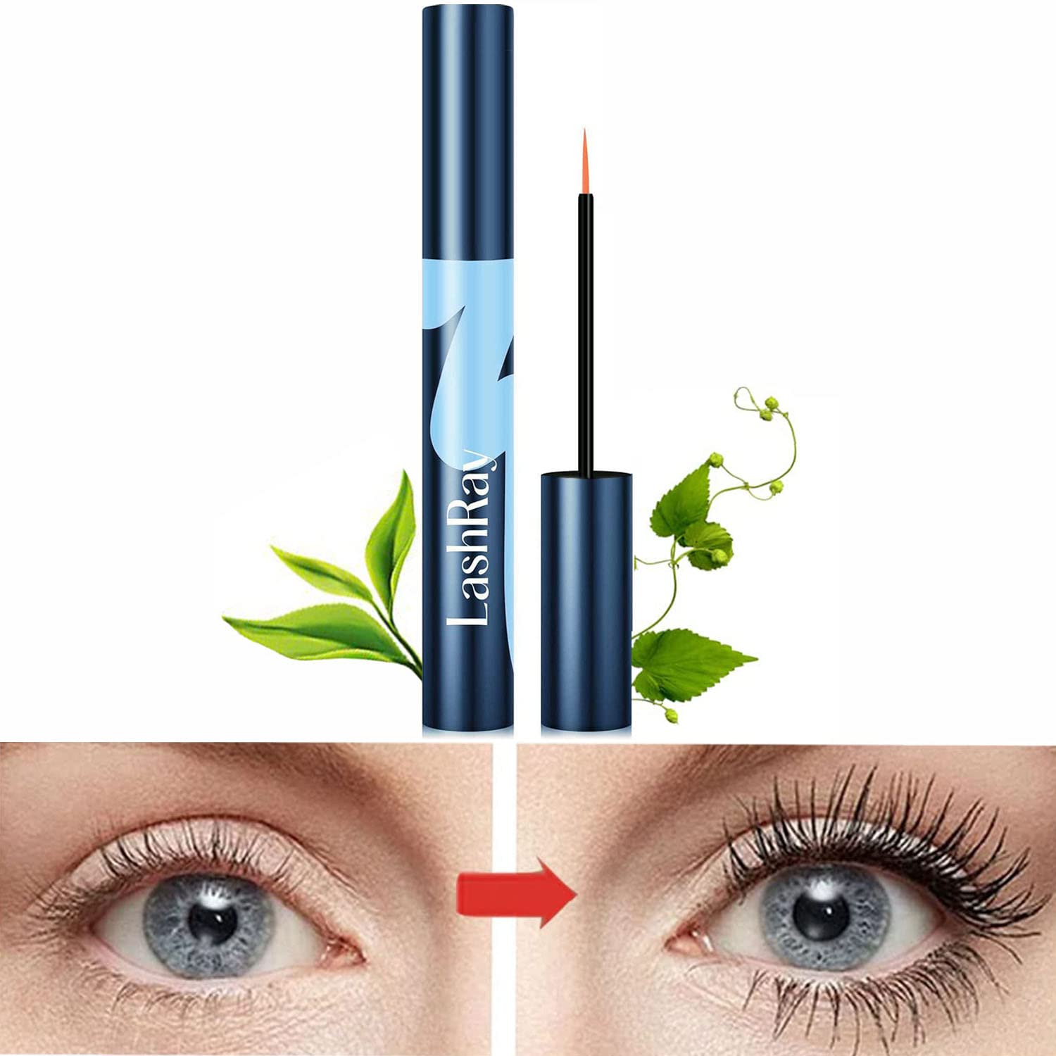 Eyelash Growth Serum, Boosts Lashes Growth for Longer, Fuller Thicker,Healthier Eye Lash Advanced-Natural-Nutrients Formula Minoustore