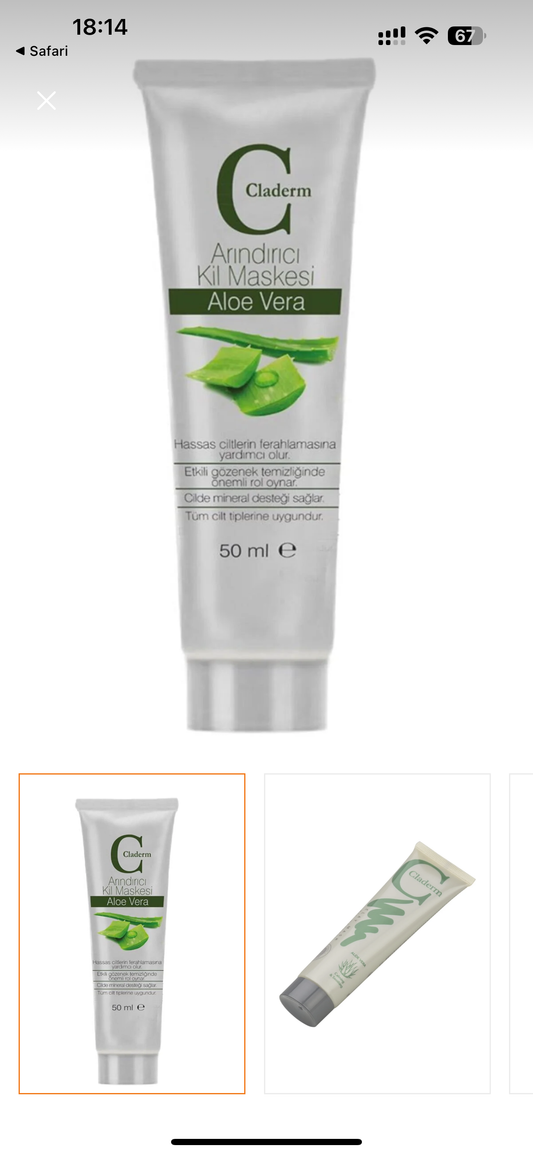 CLADERM KIL MASKESI ALOE VERA