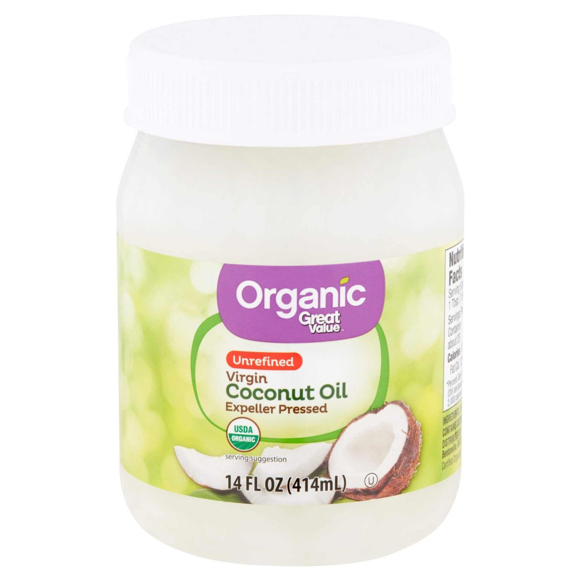 Great Value Organic Unrefined Virgin Coconut Oil Minoustore