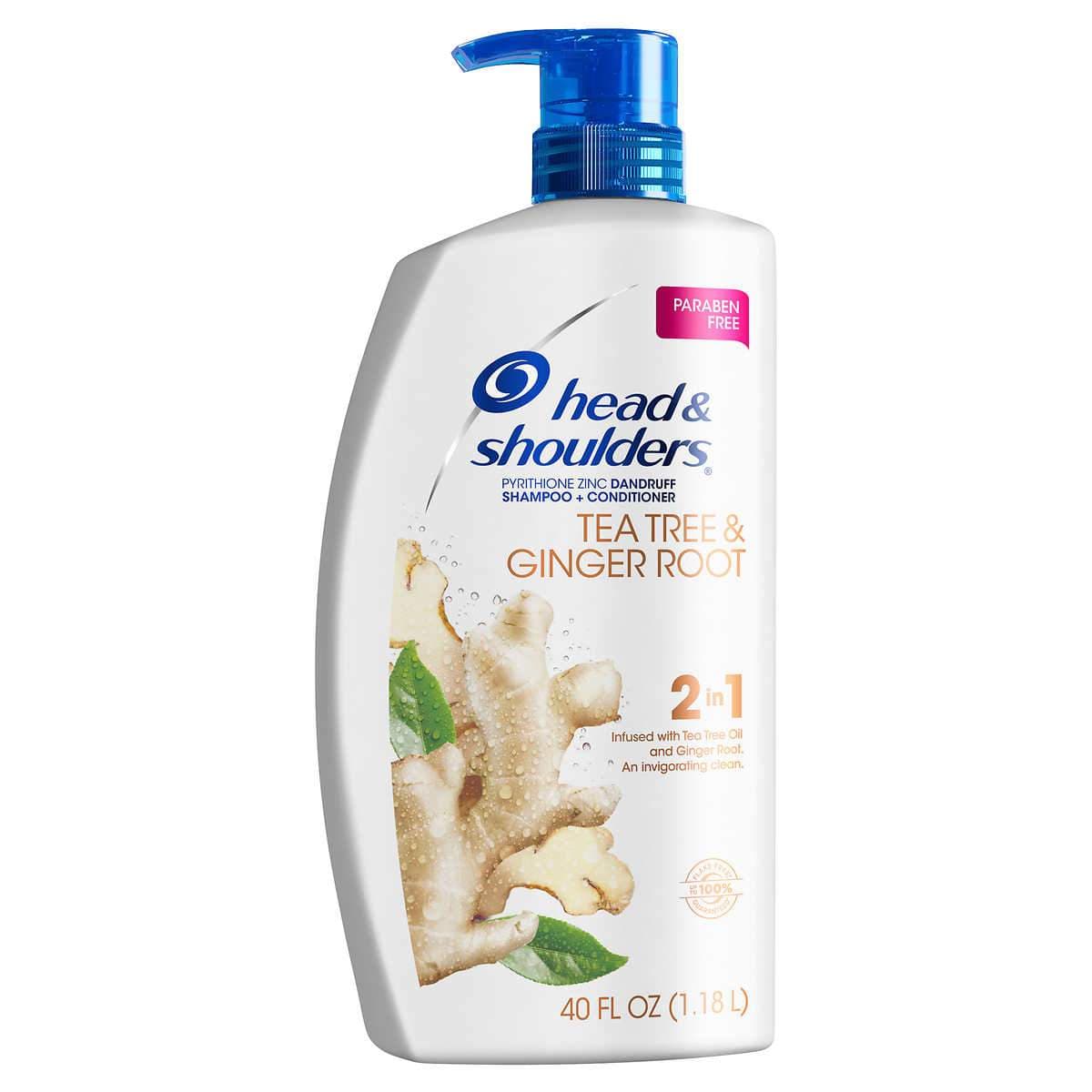 Head & Shoulders Tea Tree & Ginger Root 2-in-1 Shampoo & Conditioner Minoustore