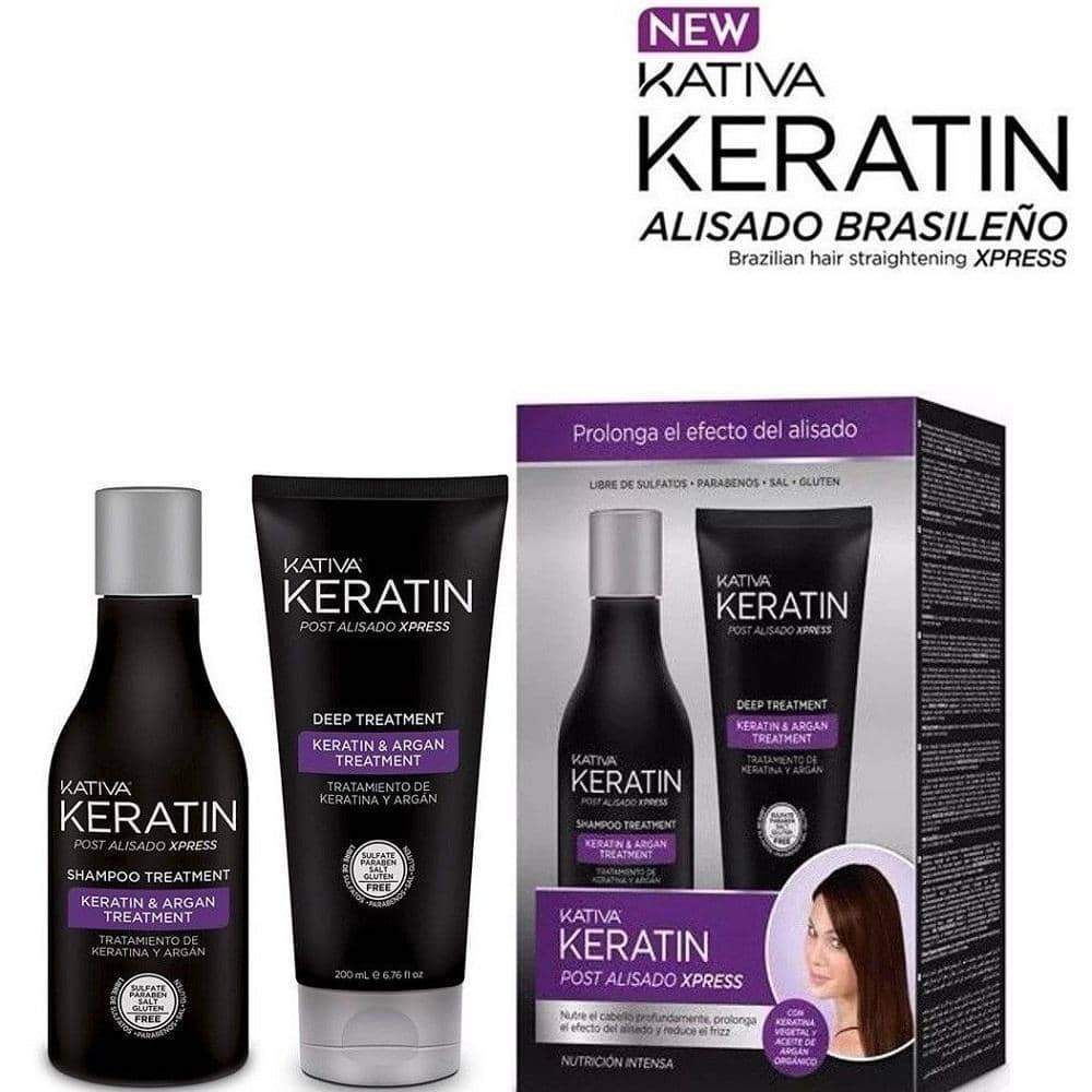 KATIVA KERATIN KIT SHAMPOO AND HAIR TREATMENT Minoustore