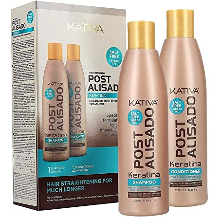 Kativa post alisado keratina shampoo and conditioner Minoustore